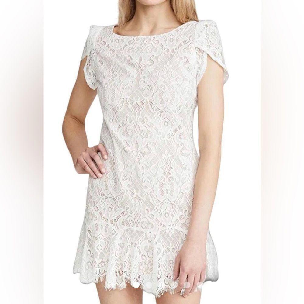 NWT whit lace mini dress